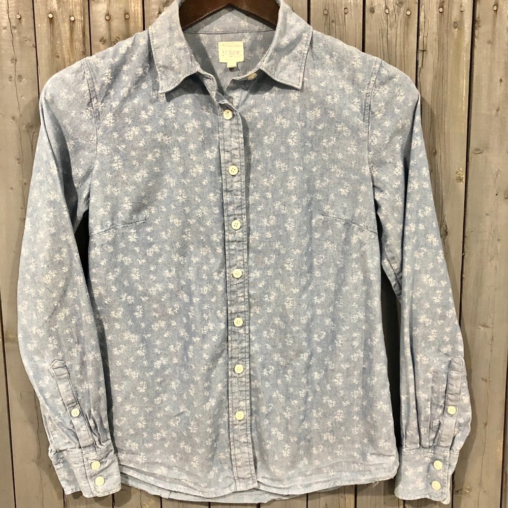 J. Crew The Perfect Denim Shirt